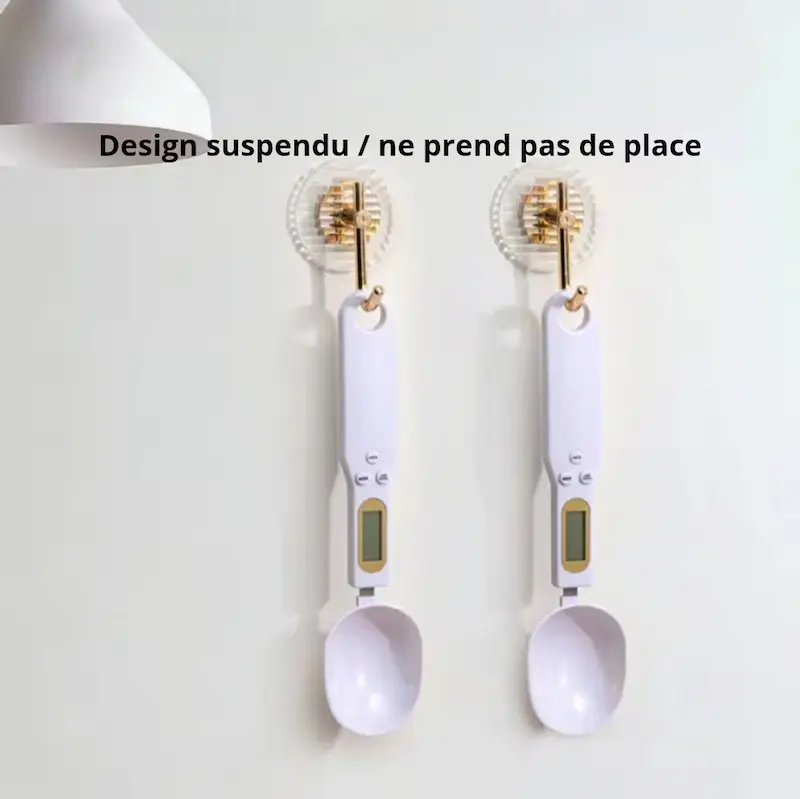 Cuillère de mesure intelligente ne prend pas de place
