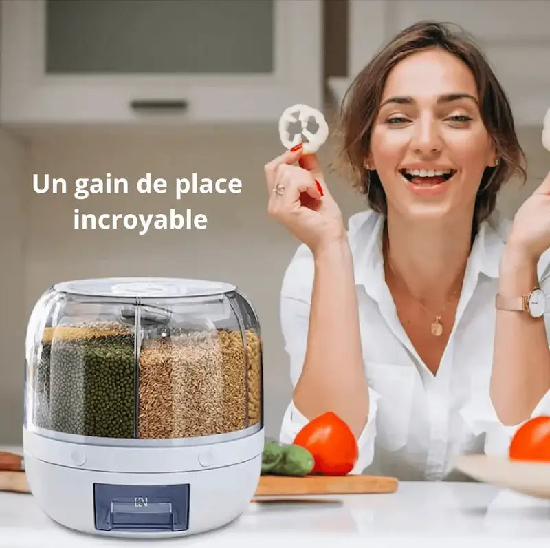 Organisateur de cuisine rotatif pour un gain de place incroyable - L'Instant Chef